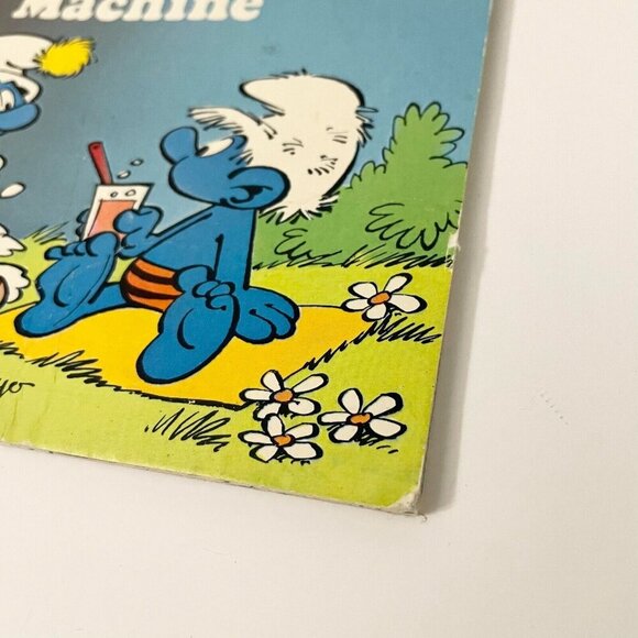 Vintage 1982 Smurf Book The Weather Smurfing Machine Peyo - Picture 7 of 16
